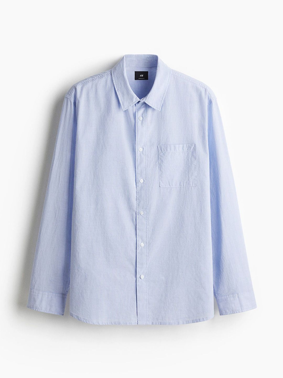 H&M Oversized Fit Seersucker Shirt deal from myntra