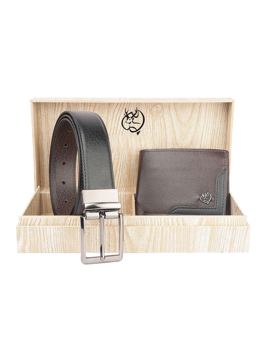 SAZARA Men Reversiable Belt And Wallet