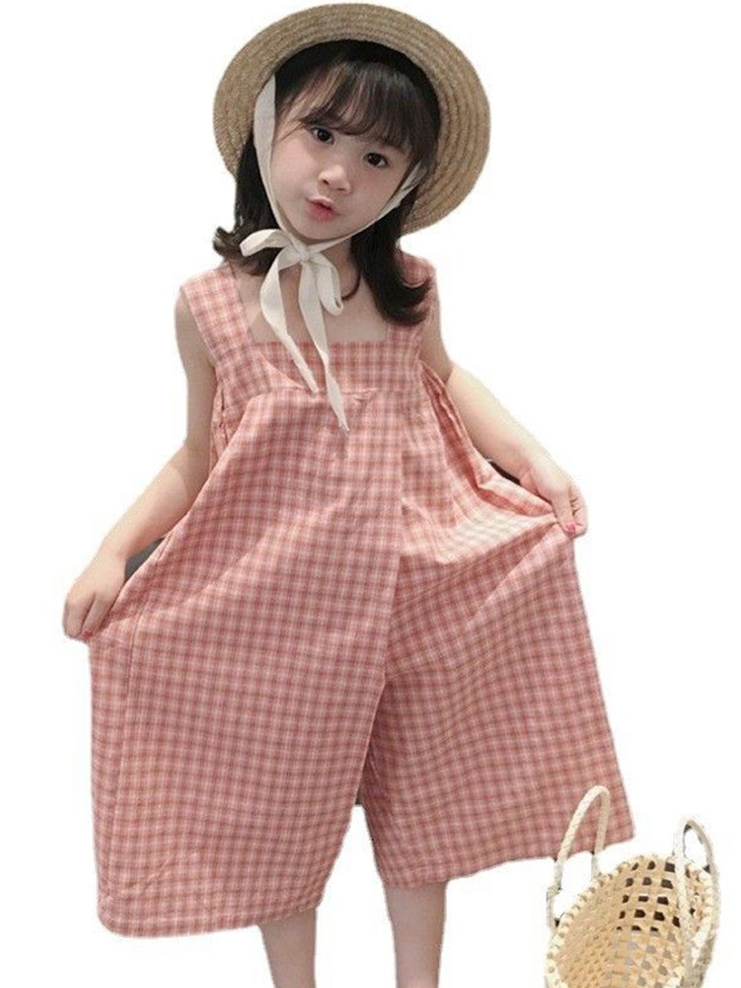 StyleCast x Revolte Girls Checked Basic Jumpsuit