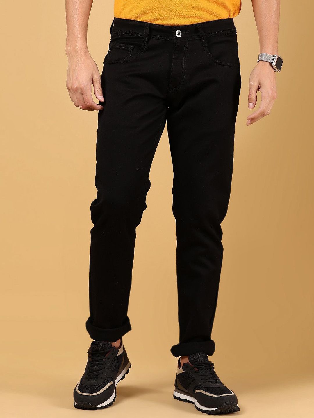 V-Mart Men Low-Rise Regular Fit Denim Jeans