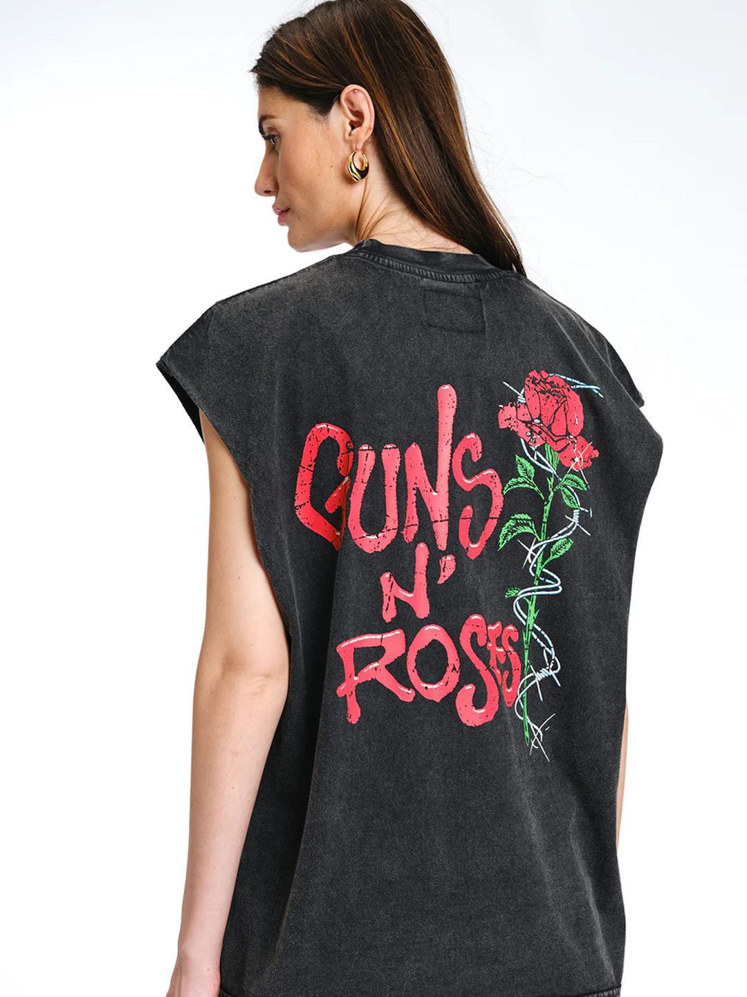GUNS N' ROSES Tシャツ Sサイズ 未開封 Buy Guns N' Roses Women's Graphic Oversized Cotton T-shirt