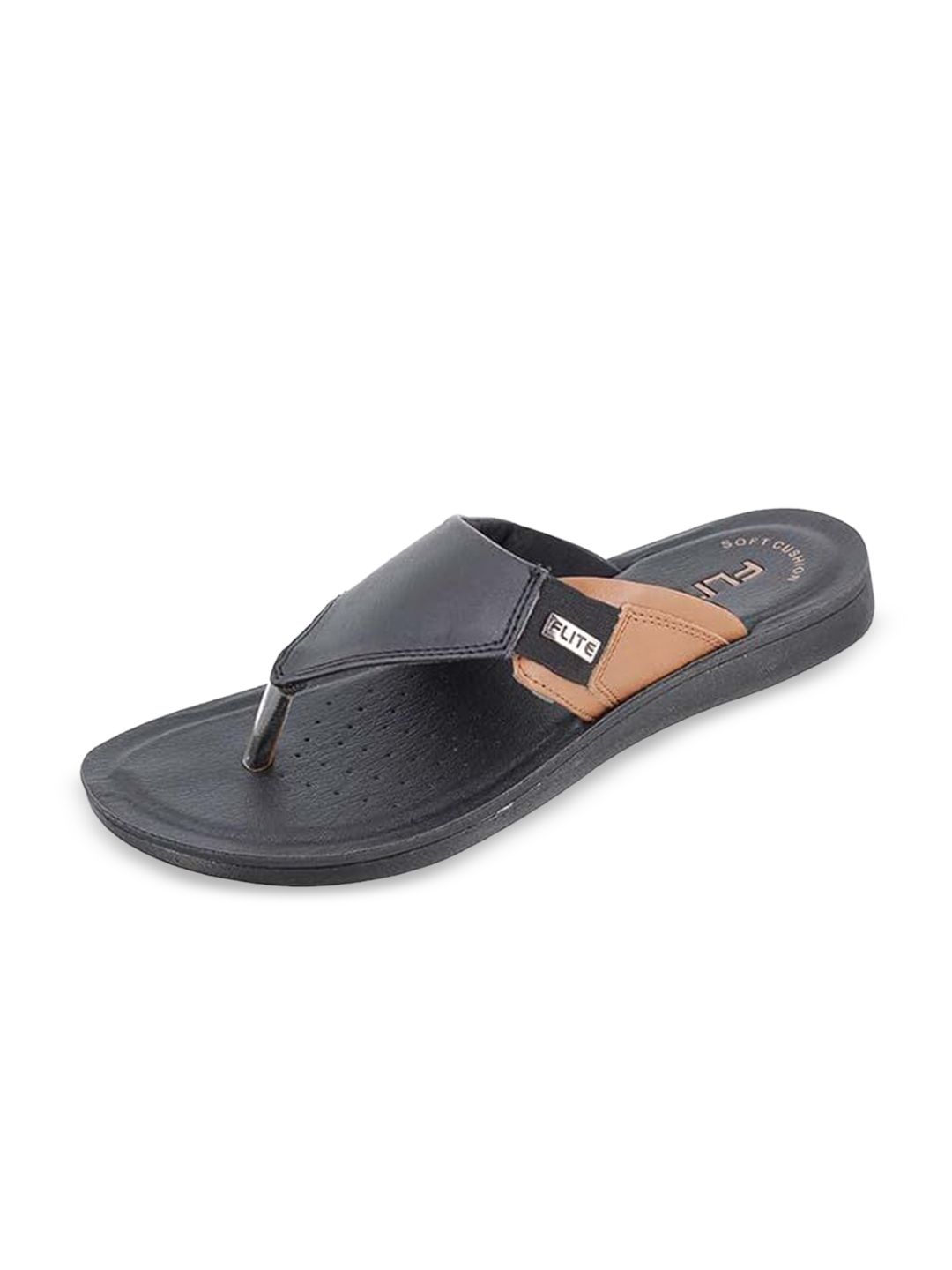 FLITE FLITE Men Textured T-Strap Flip Flops
