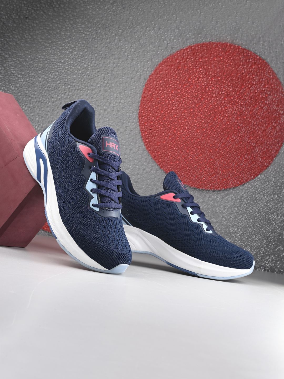 HRX by Hrithik Roshan Women Navy Sports Running Shoes Price in India
