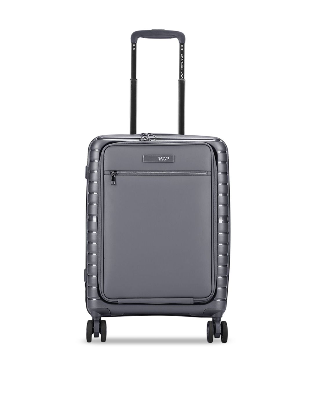 VIP VIP Aer Plus Textured Hard-Sided Cabin Trolley Bag