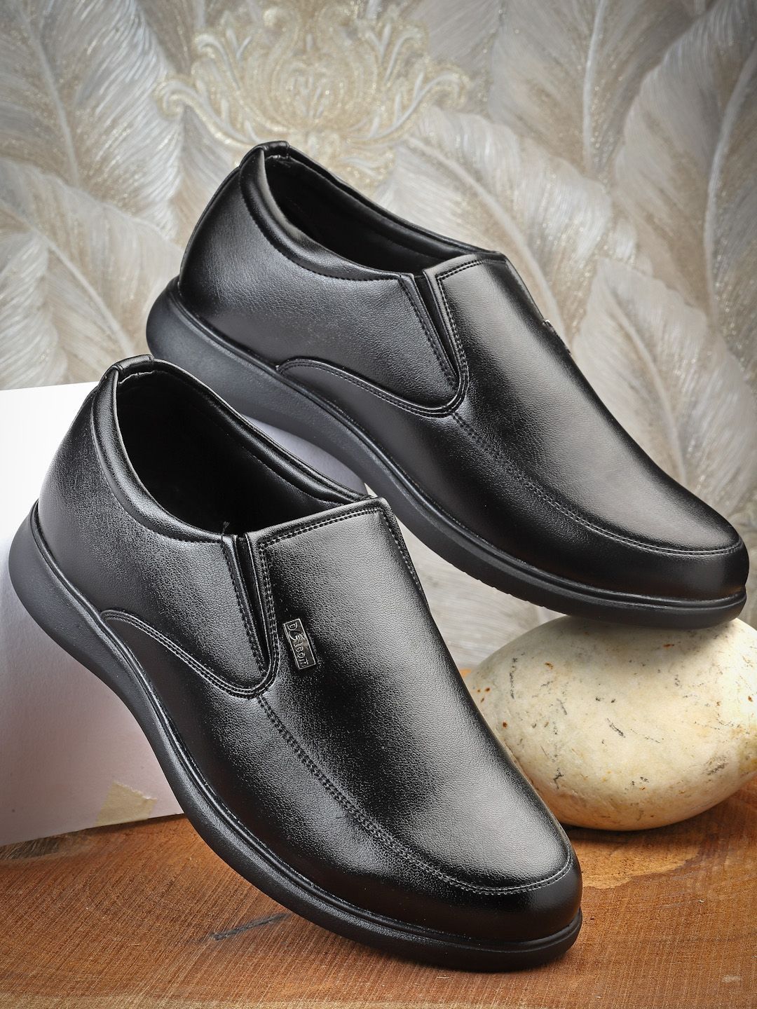 Action Men Leather Formal Slip-Ons