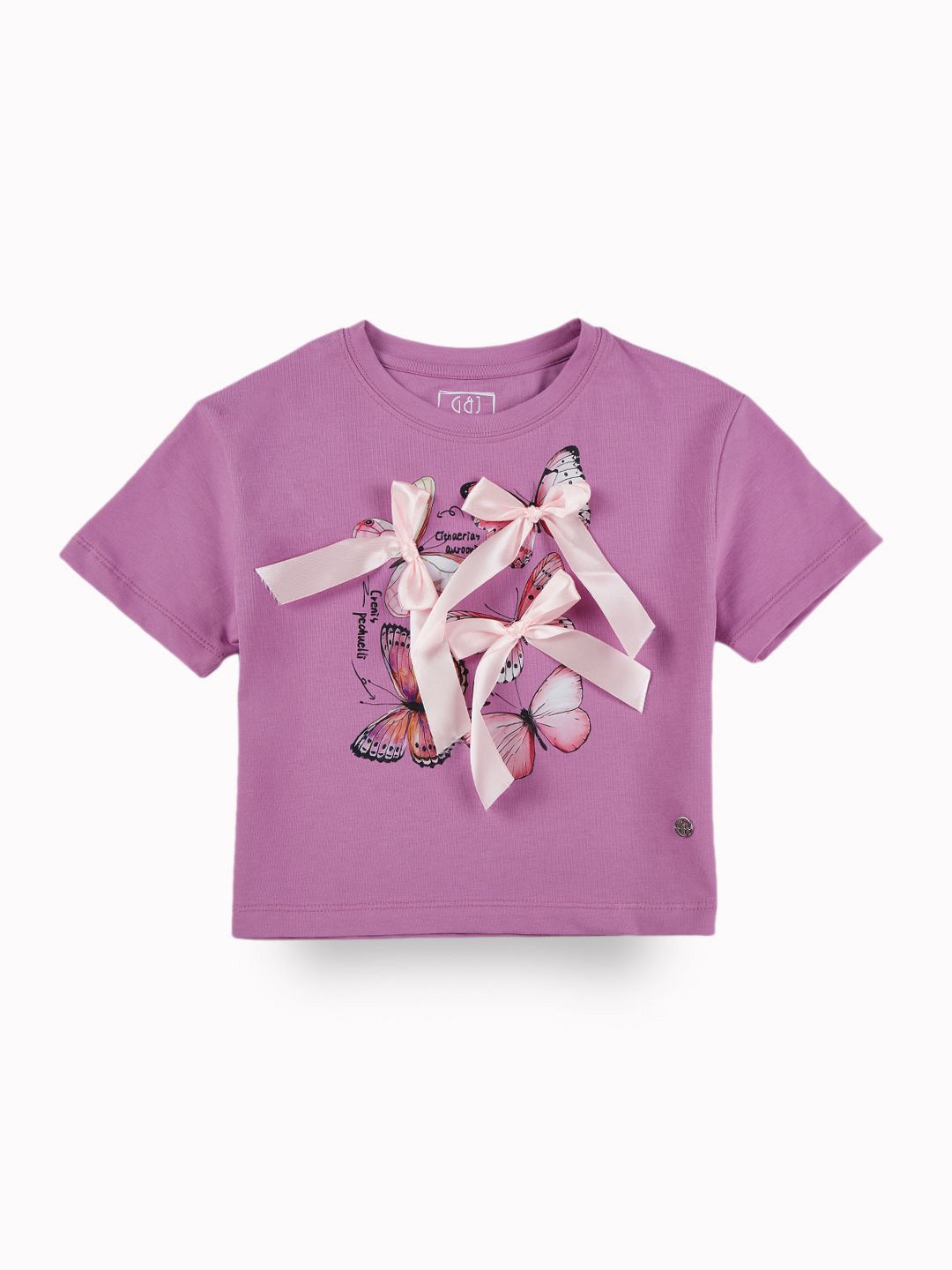 Gini and Jony Women Applique Cotton Crop Top
