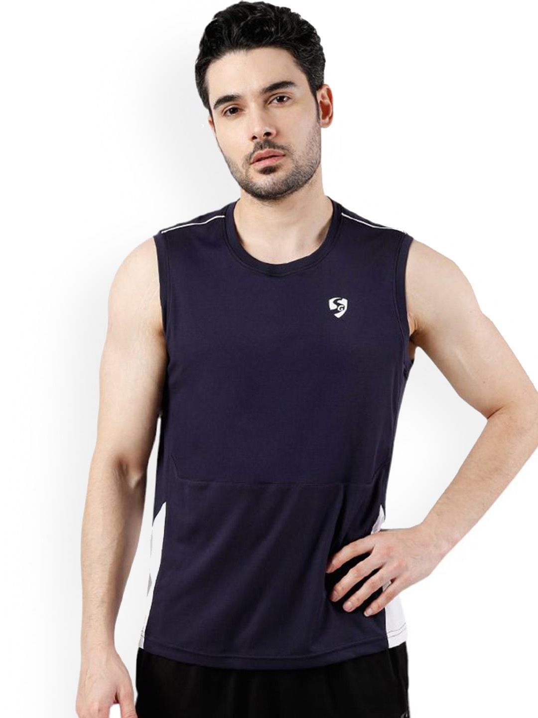 SG Men Round Neck Gym Vest