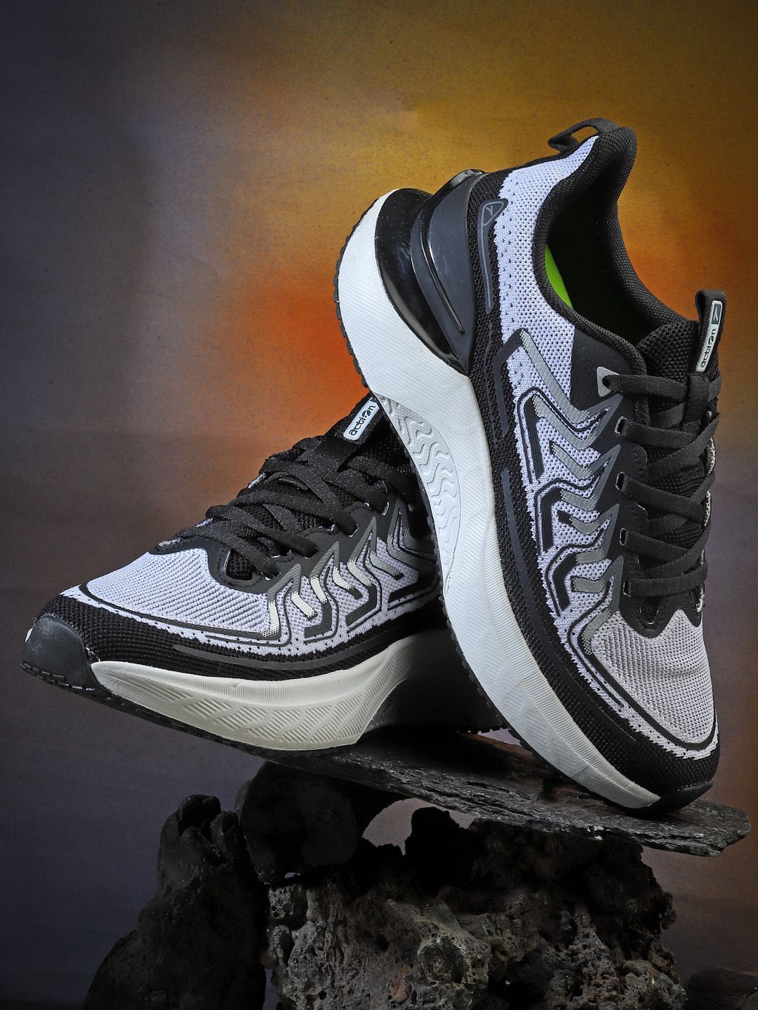 Action Men Mesh Running Non-Marking Lace-Ups Shoes