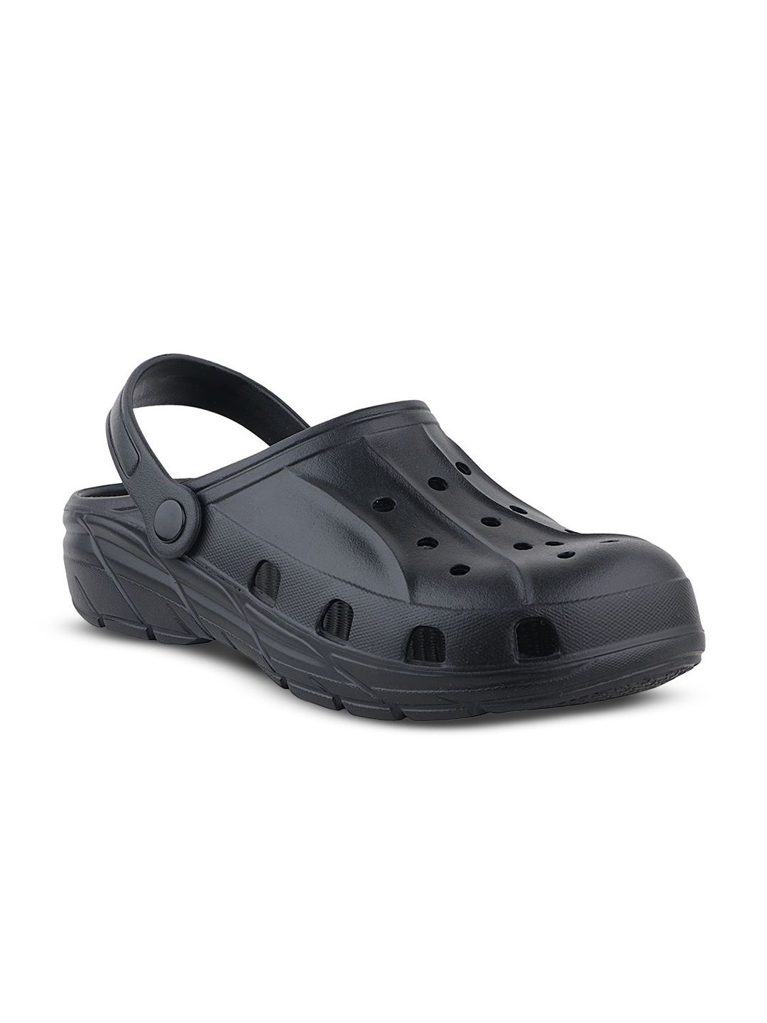 WELCOME Men Soft Waterproof Adjustable Back Strap Anti-Skid Comfort Clogs