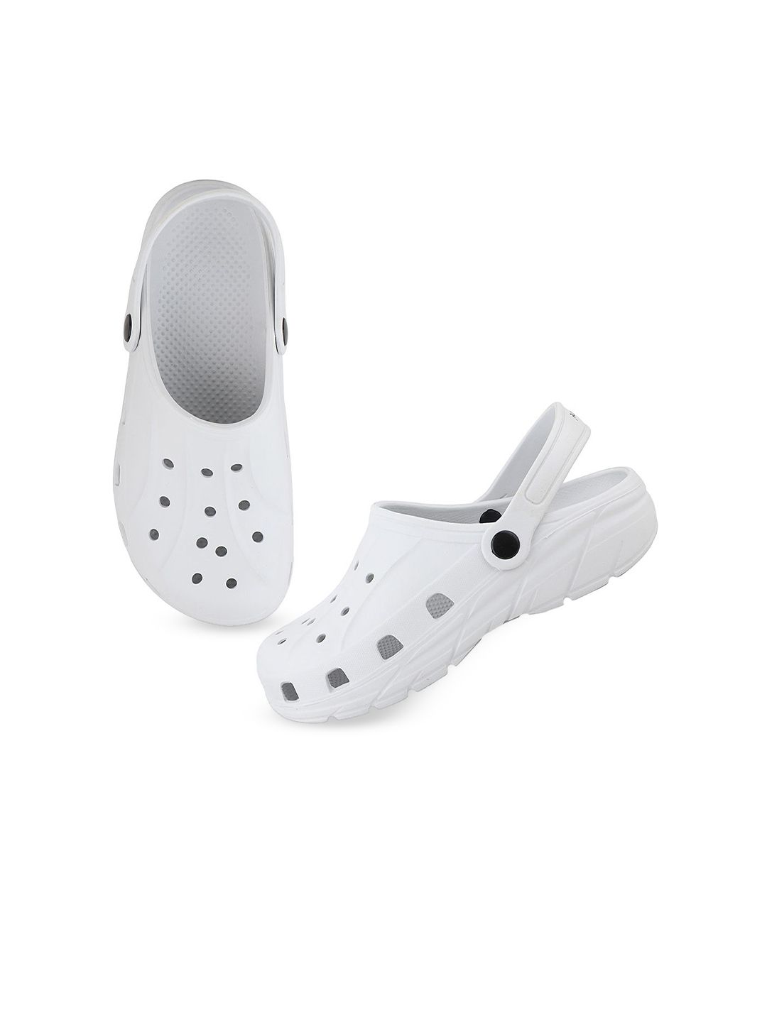 WELCOME Men Soft Waterproof Adjustable Back Strap Anti-Skid Comfort Clogs