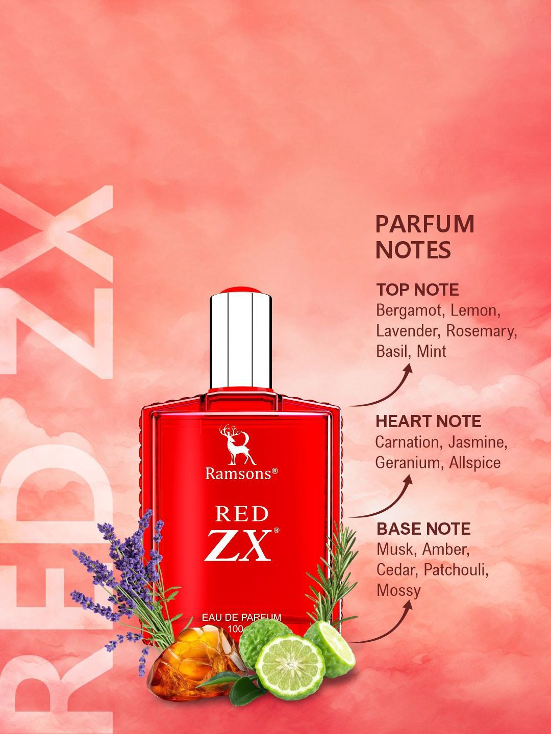 LOVE RAT（RED Ver.) Buy Ramsons Set of 2 U R Lovely & Red ZX Eau De Parfum - 100 ml