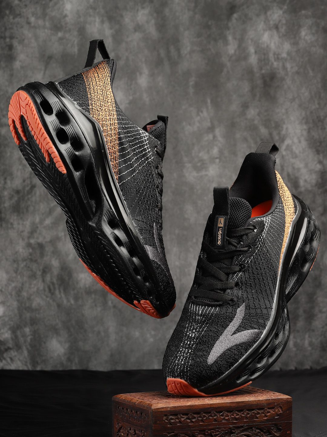 Action Men Running Non-Marking Lace-Ups Shoes