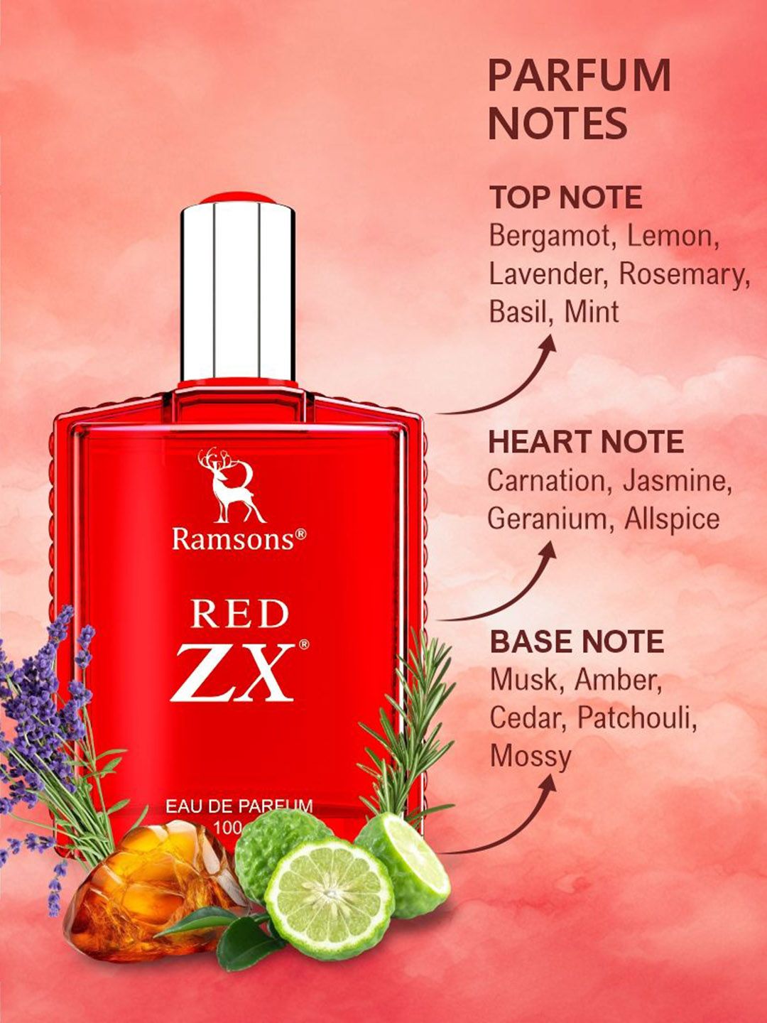 Buy Ramsons Men Set of 2 Red ZX & Once More Eau De Parfum - 100 ml