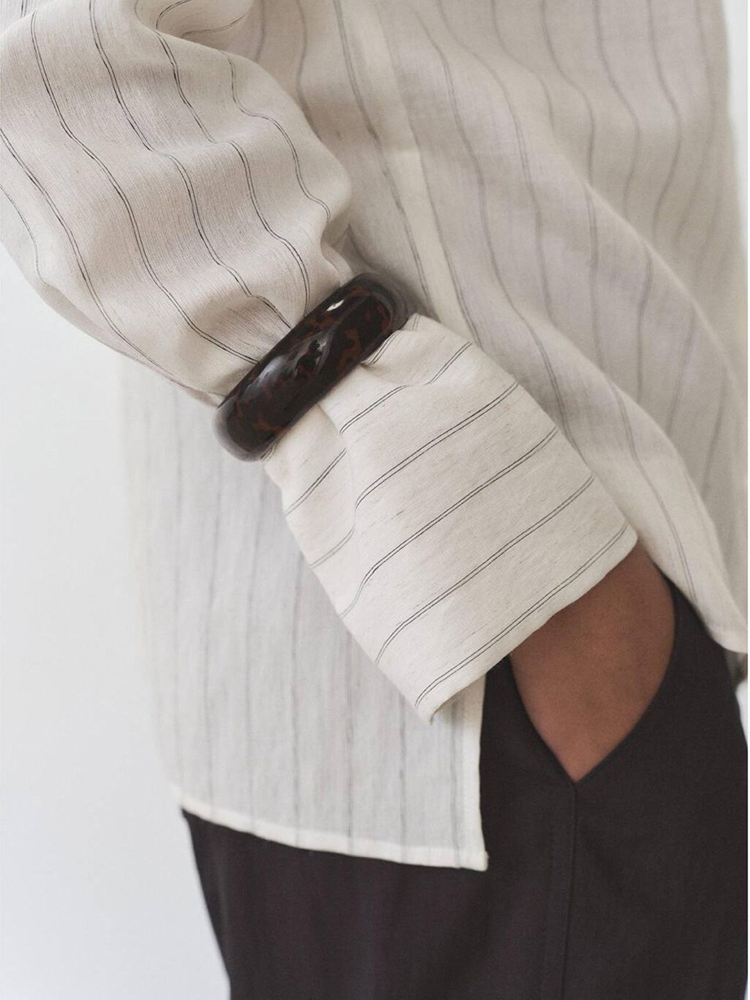 Vertically Striped Regular Fit Casual Shirt