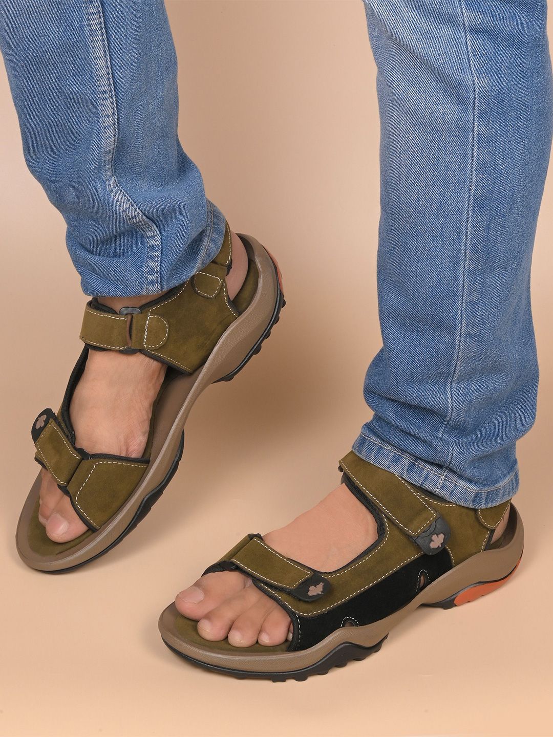 STREETLOOK Men Suede Sports Sandals