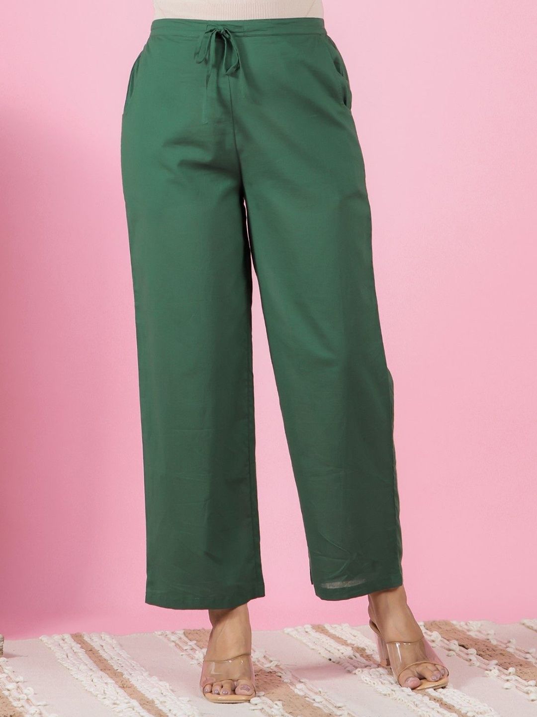 Aramya Women Mid-Rise Trousers
