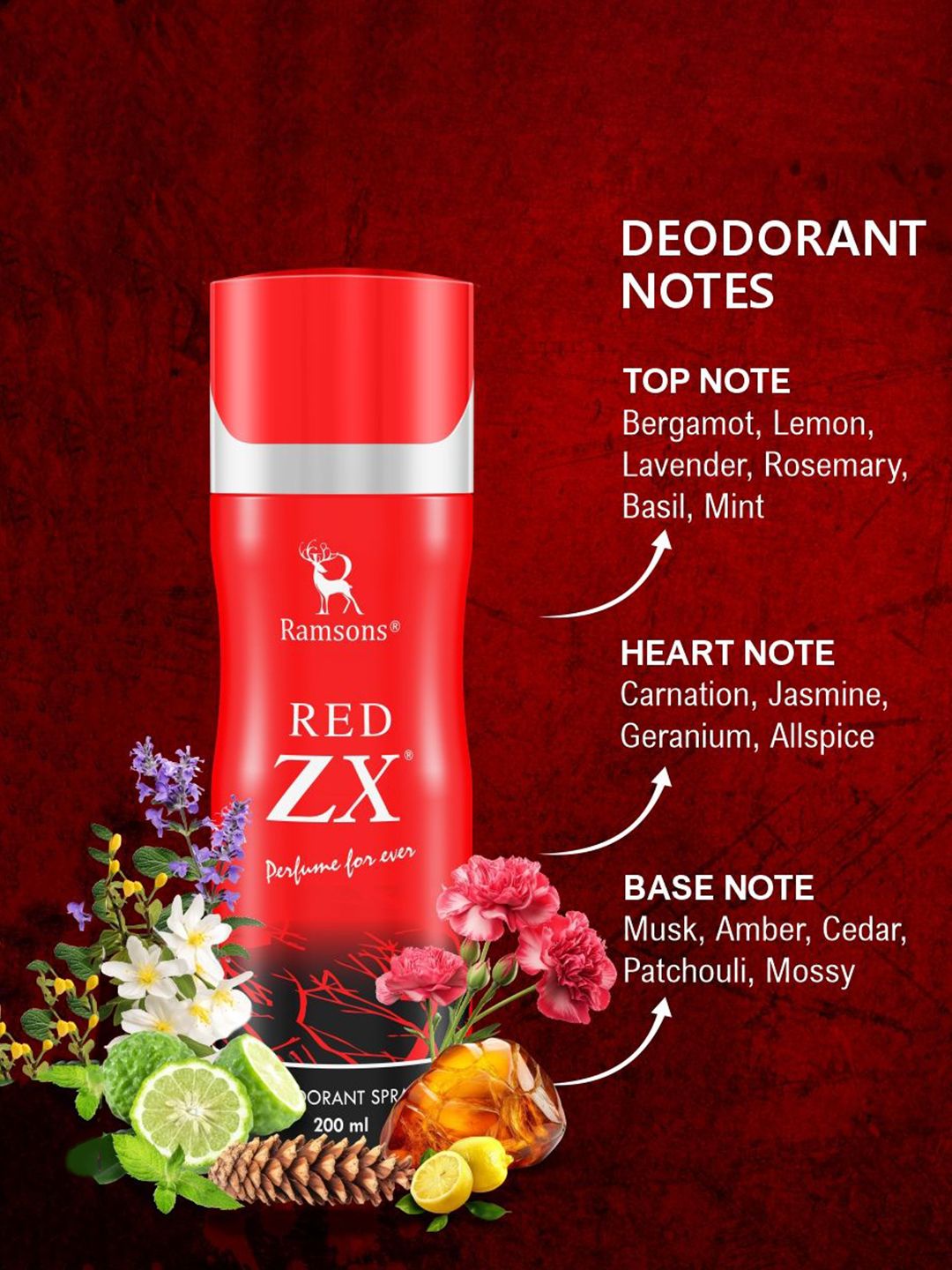 Buy Ramsons Set Of 2 Red Zx & Once More Long Lasting Deodorant