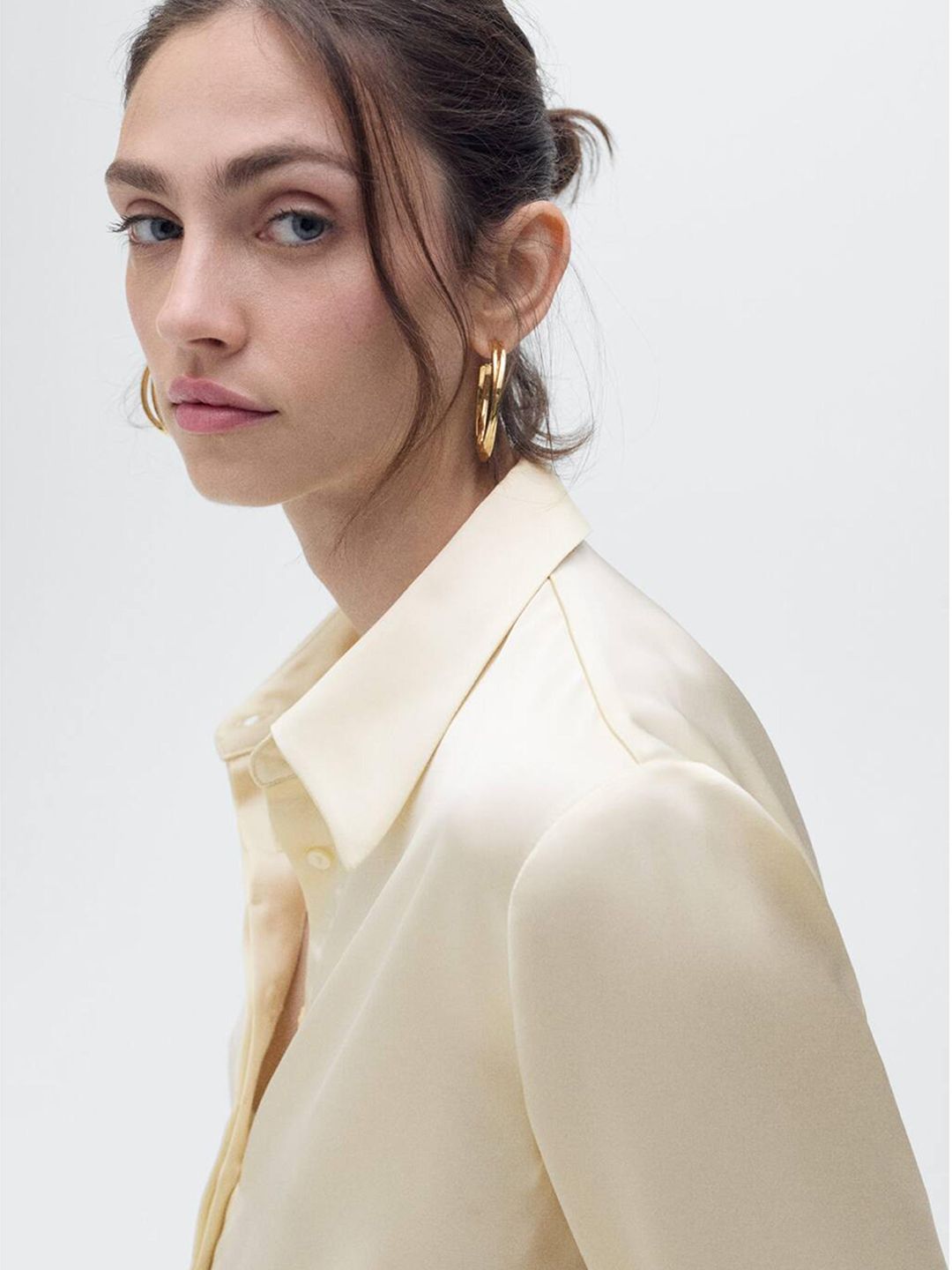 Regular Fit Satin-Finish Opaque Party Shirt