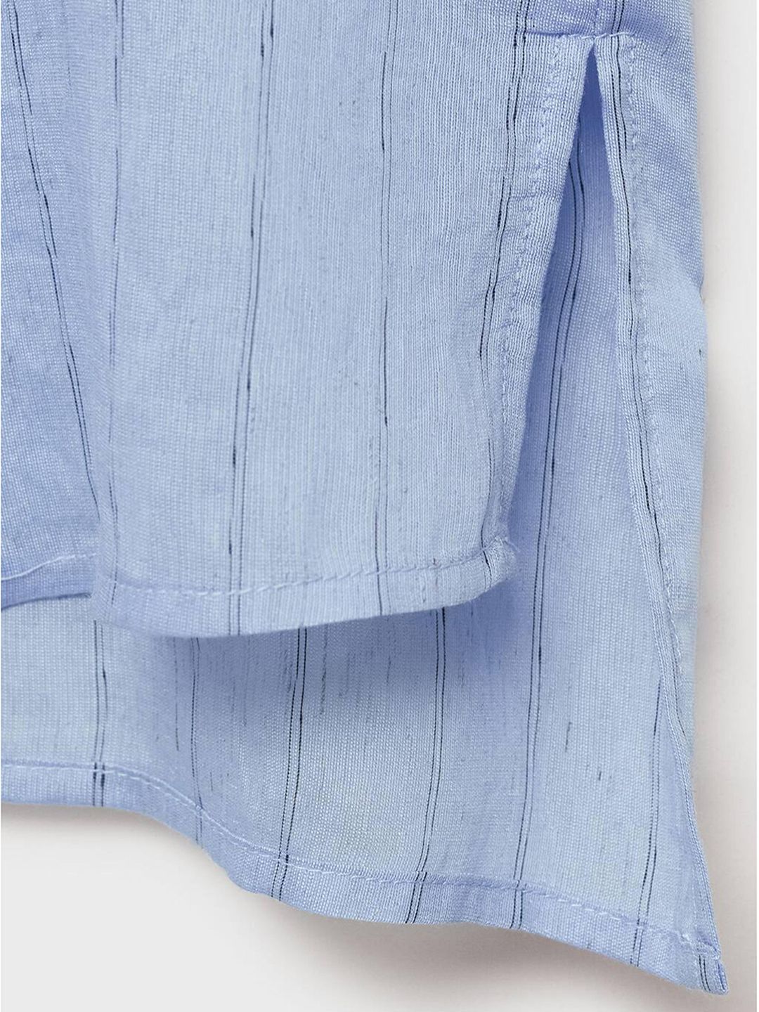 Striped High-Low Oversize Shirt