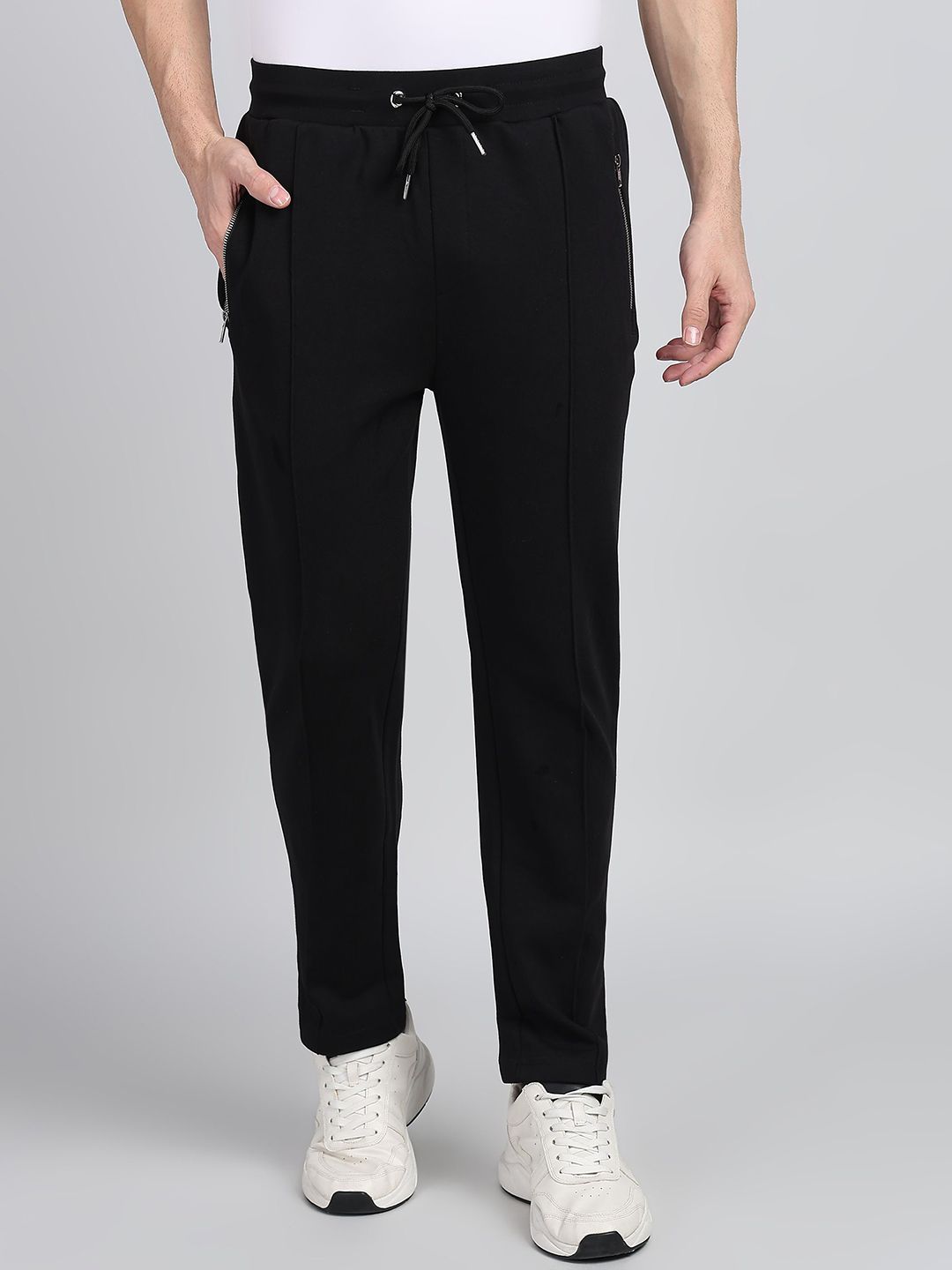 Alan Jones Men Cotton Mid Rise Track Pants