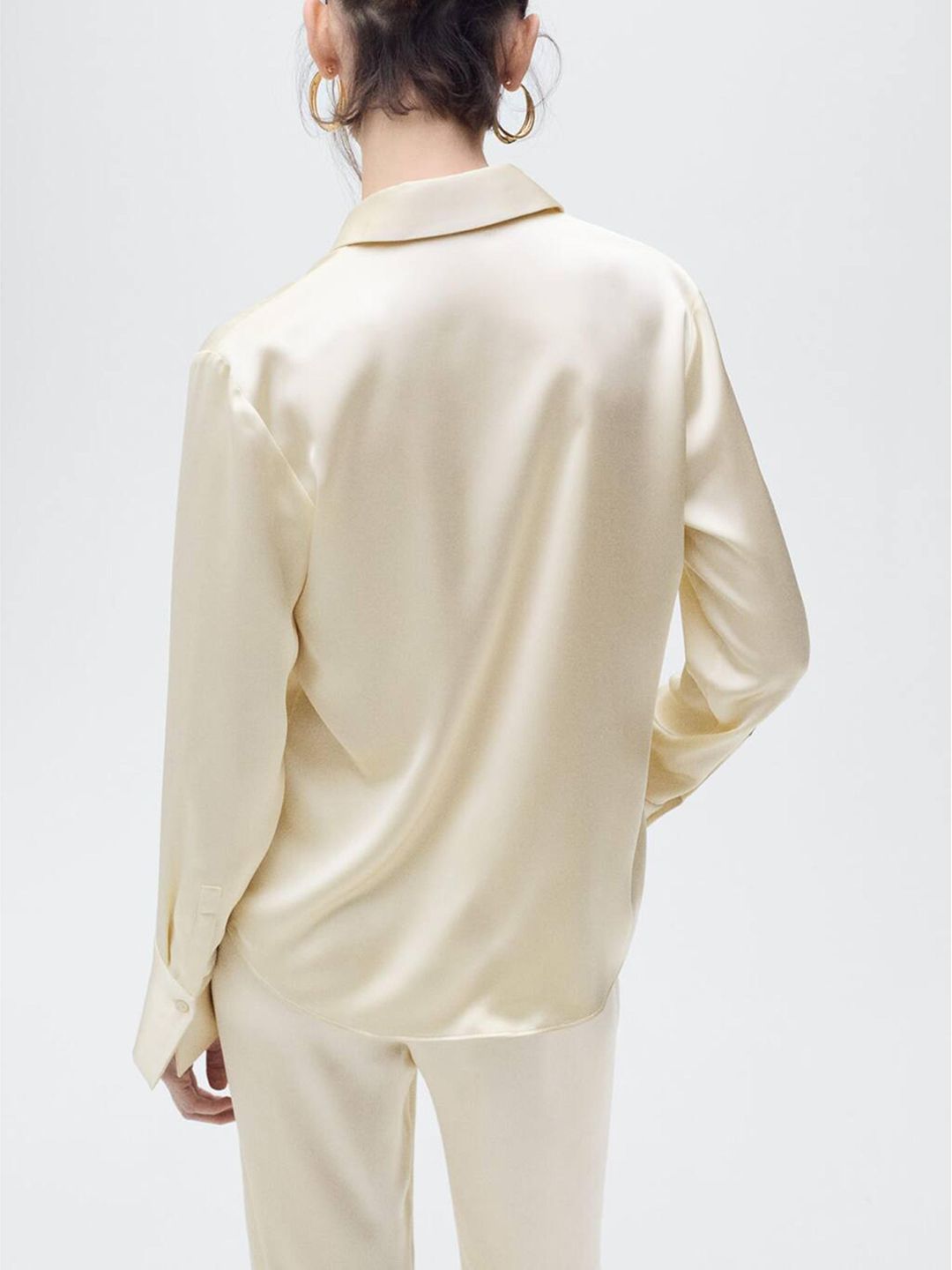 Regular Fit Satin-Finish Opaque Party Shirt