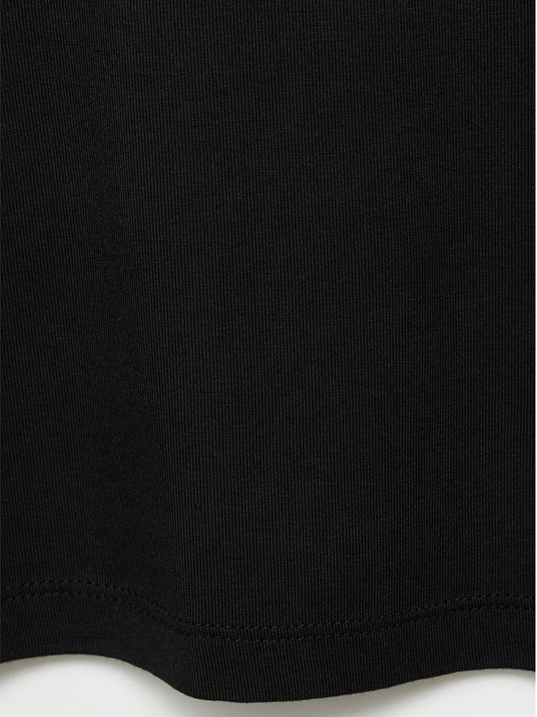 V-Neck Drop-Shoulder Sleeves Relaxed Fit T-shirt