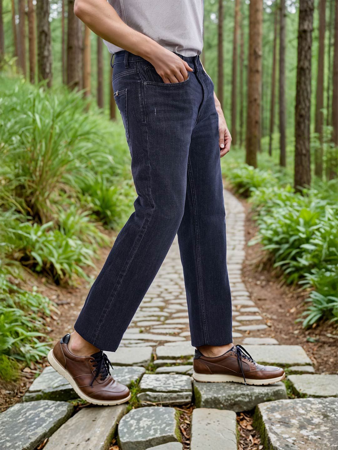 Celio Men Straight Fit Stretchable Denim Jeans