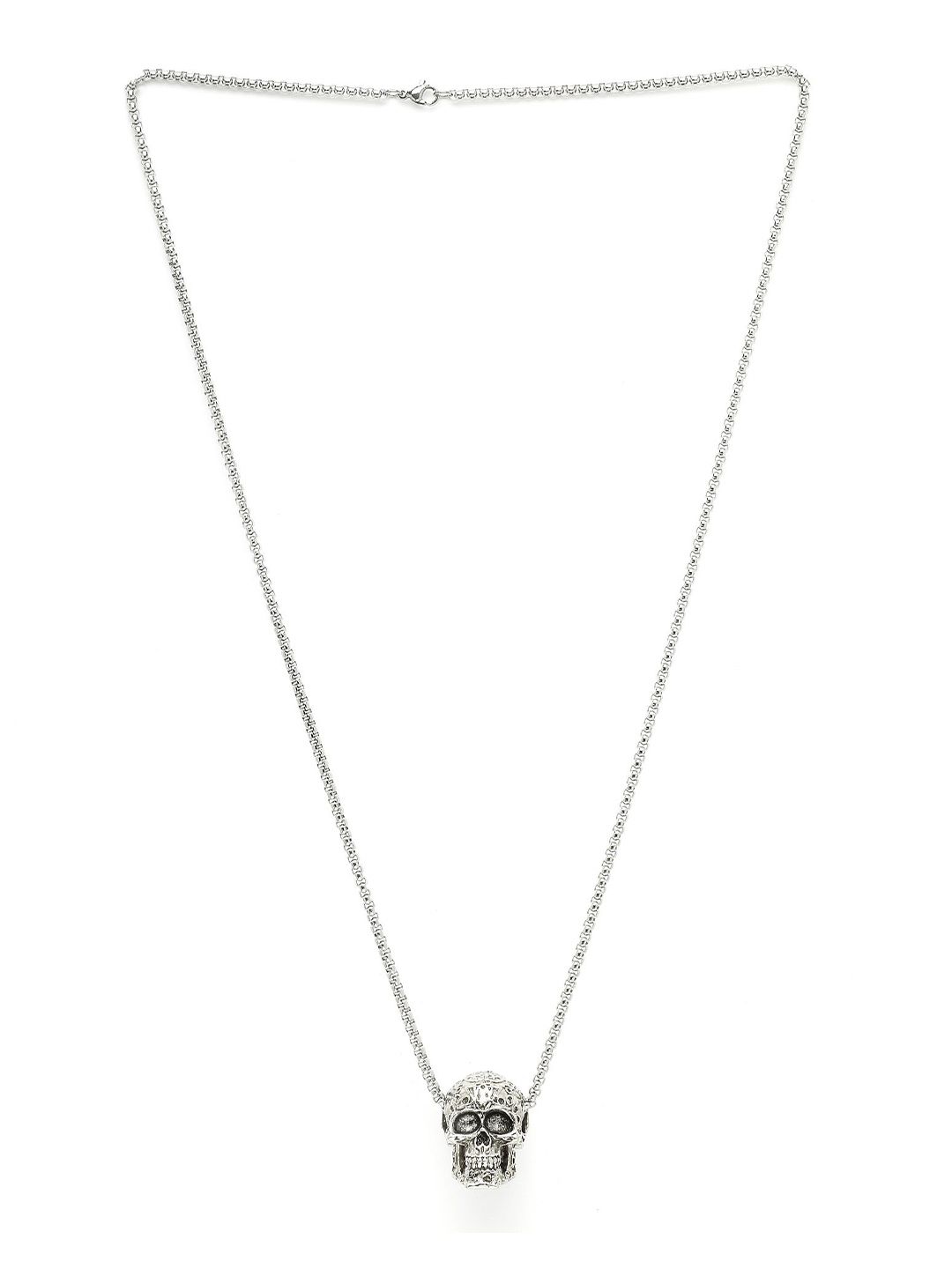 その他 New mini skull marble pendant Buy The Roadster Lifestyle Co. Men Silver-Plated Skull Pendant