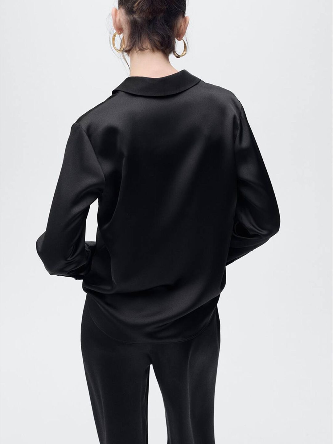 Regular Fit Satin-Finish Opaque Party Shirt