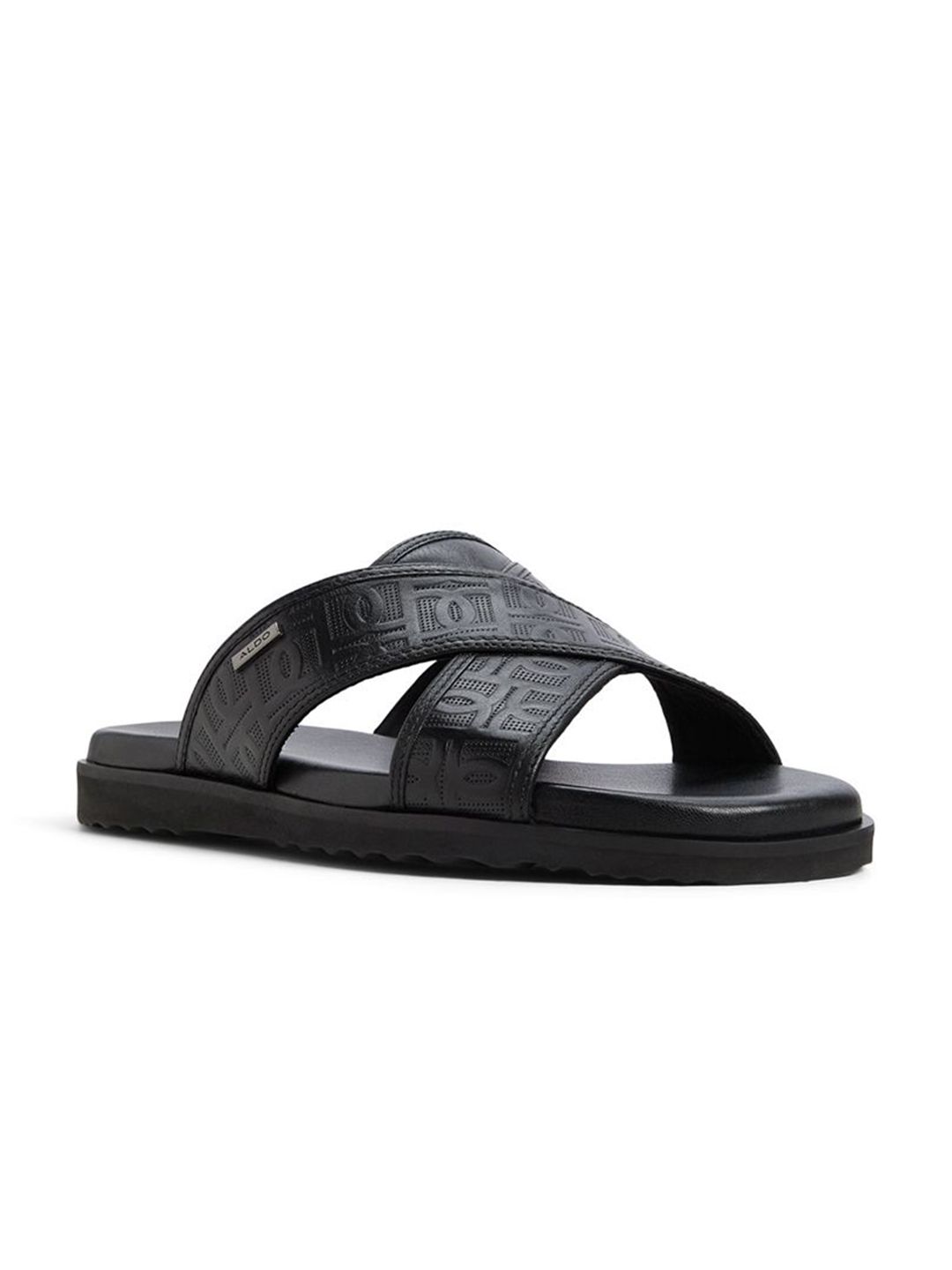 ALDO Men Leather Comfort Sandals deal from myntra