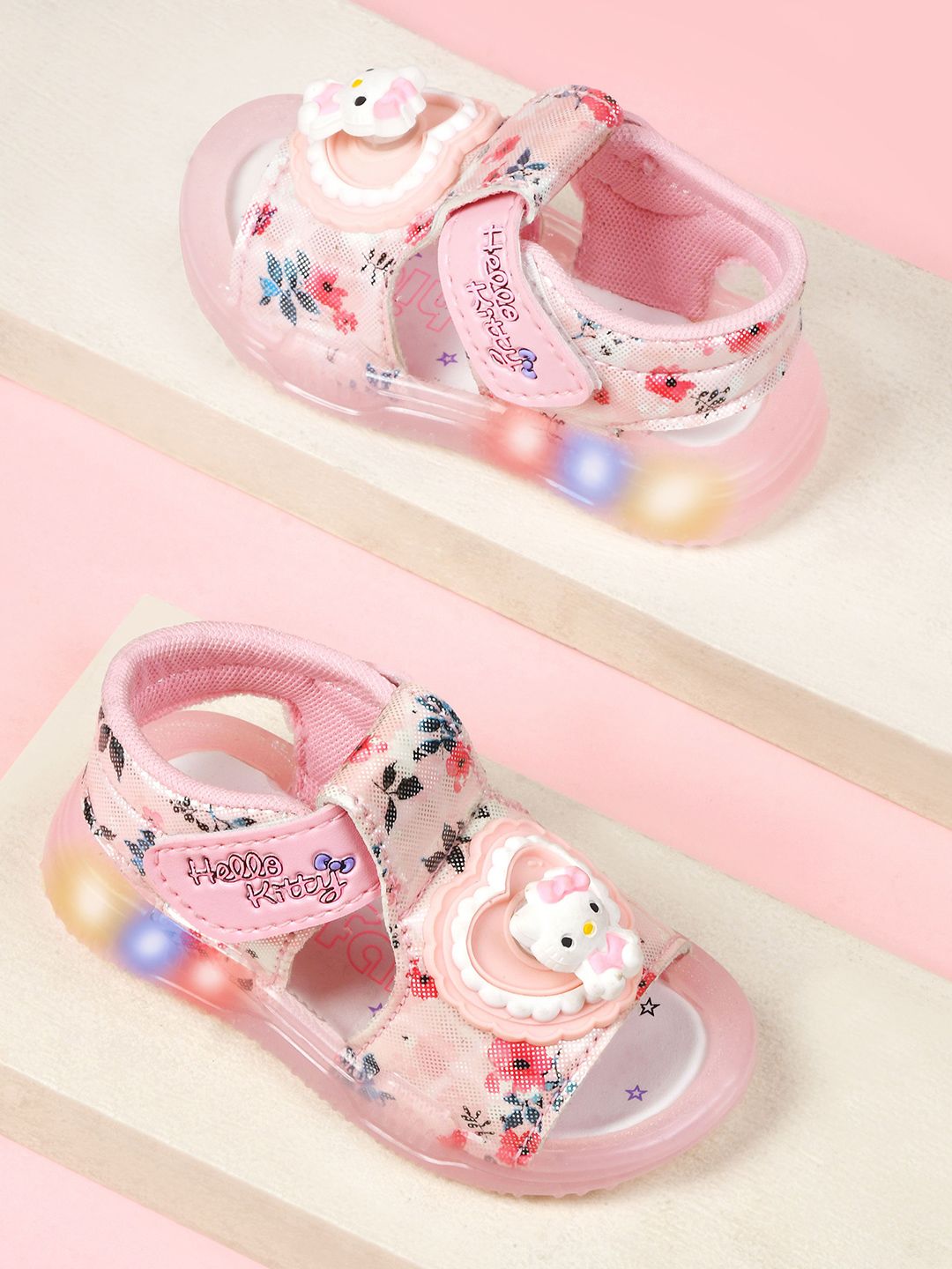 KATS Unisex Kids  LED Light Comfort Sandals