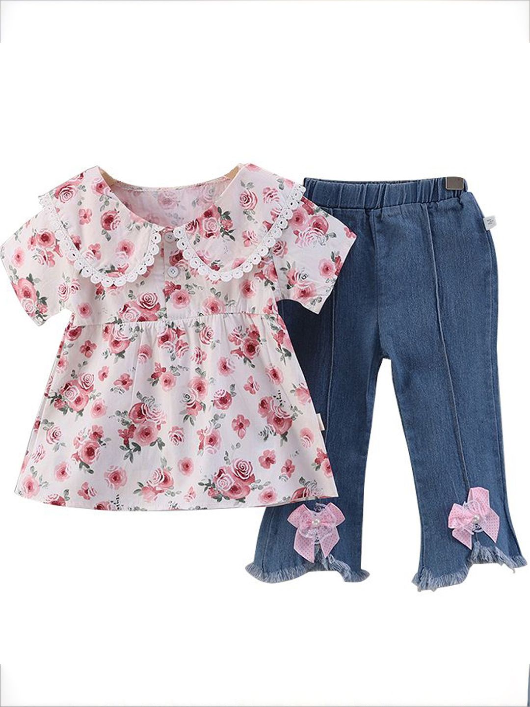 StyleCast x Revolte Girls Printed Top with Trouser