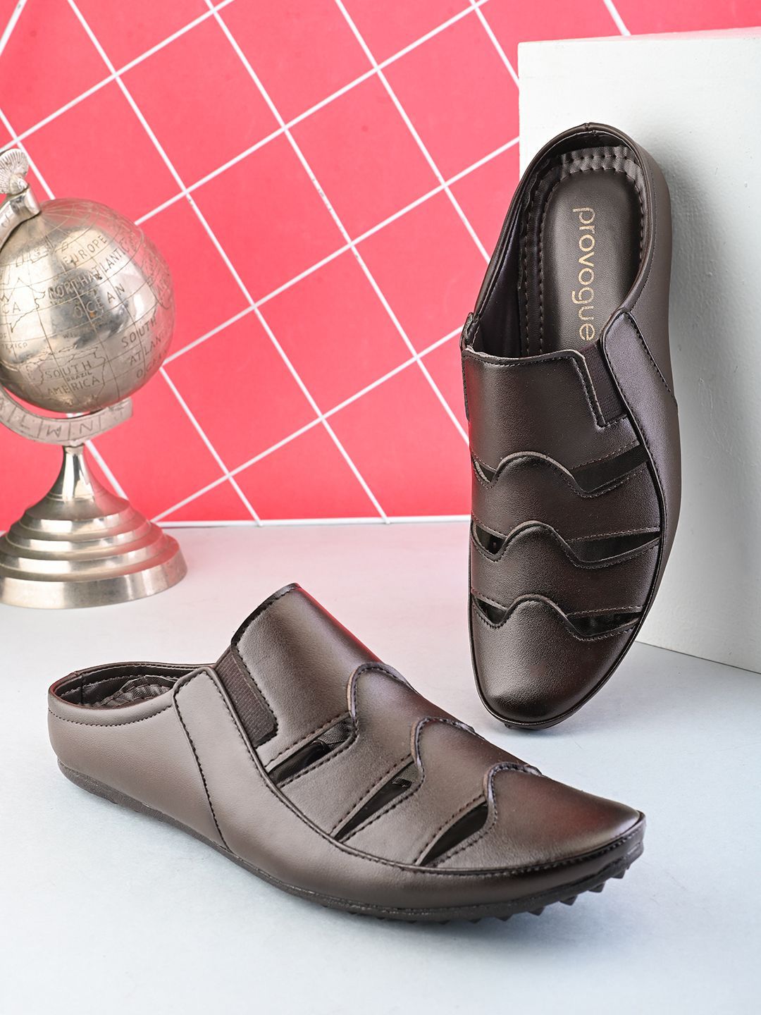 Provogue Men Leather Comfort Sandals