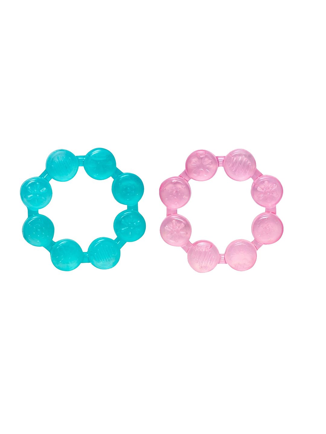 Adore 2-Pcs Green & Pink Luscious Water Filled Beads 
BabyTeether