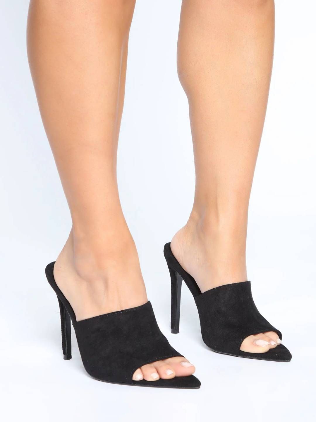 GLO GLAMP Women Pointed Toe Stiletto Heeled Sandals