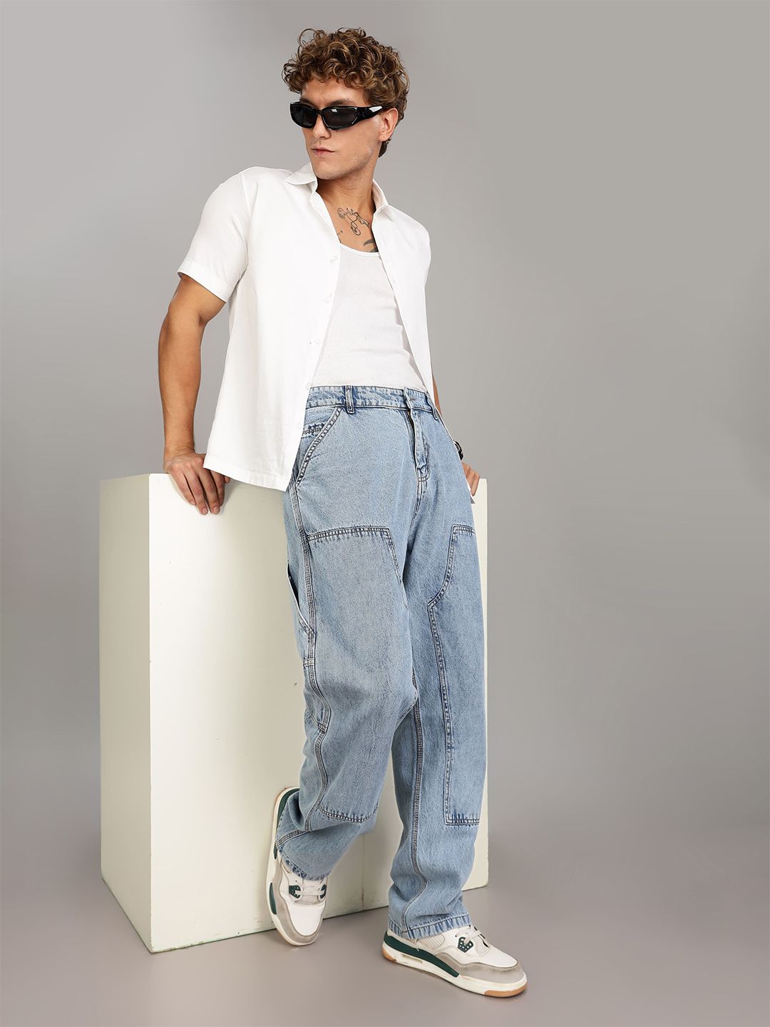 FOUL CHILD Men's High Rise Carpenter Jeans