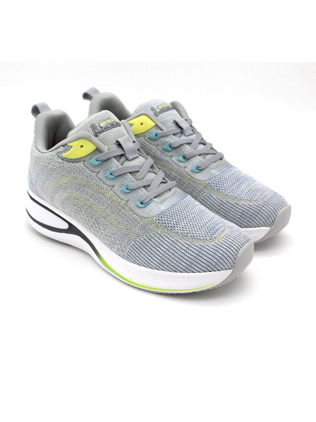 AYGO Men Textile Running Non-Marking Shoes