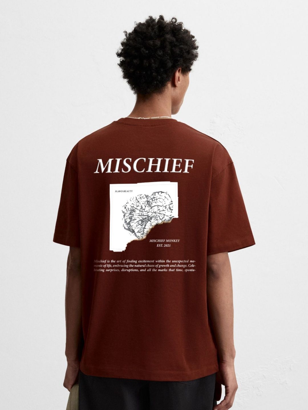 MISCHIEF MONKEY Men Applique T-shirt