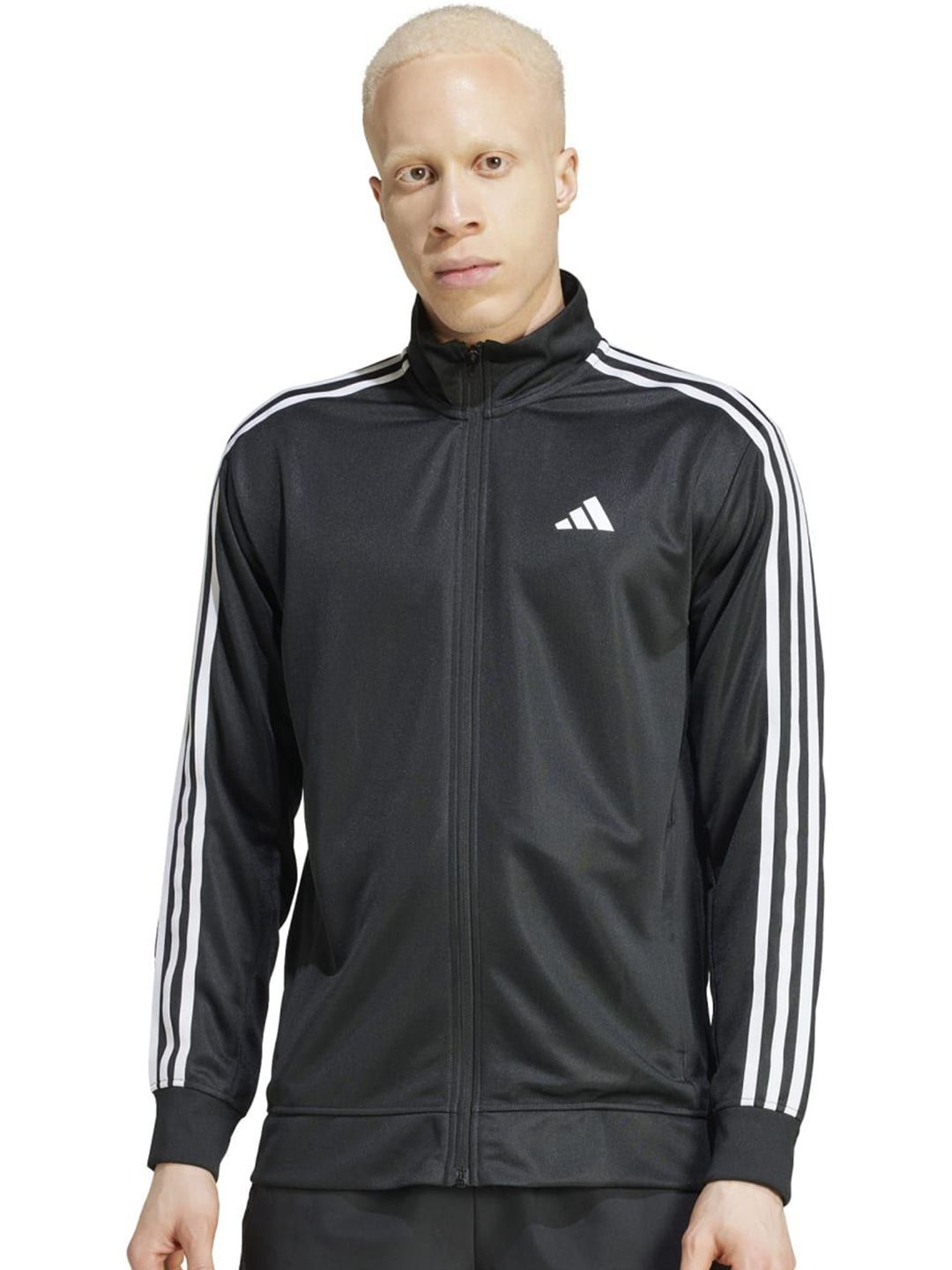 Buy ADIDAS TR ES 3S Brand Logo Printed Long Sleeve Jacket