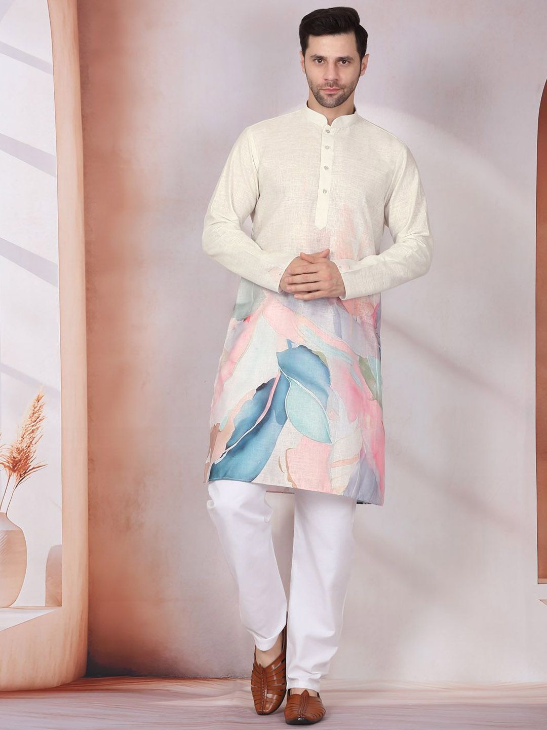 KRAFT INDIA Men Printed Kurta
