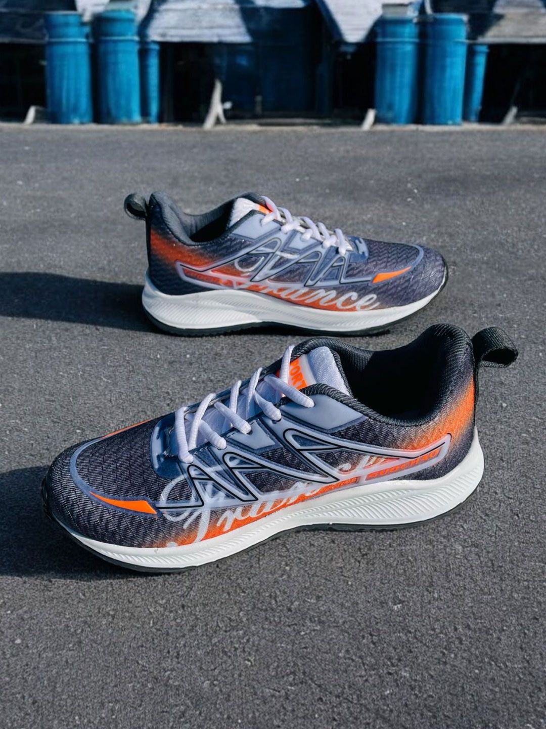 FABBMATE Men Walking Non-Marking Shoes