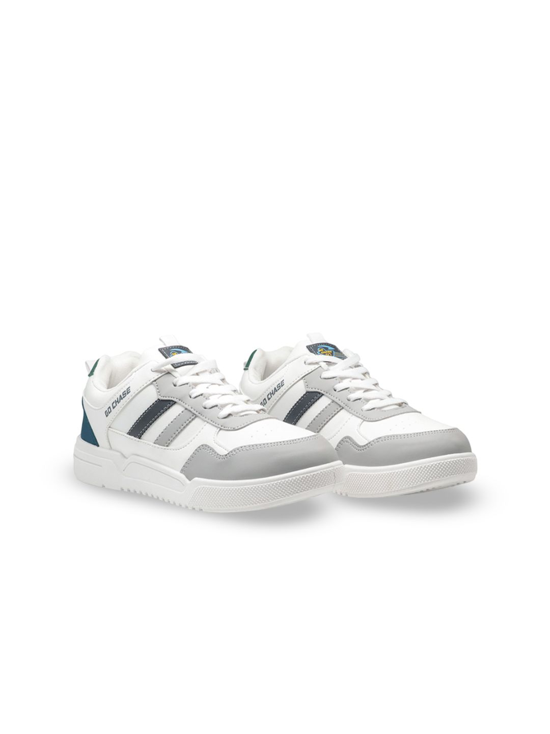 Buy ASIAN Men CRUZER Colourblocked Round Toe Lace-Ups Sneakers
