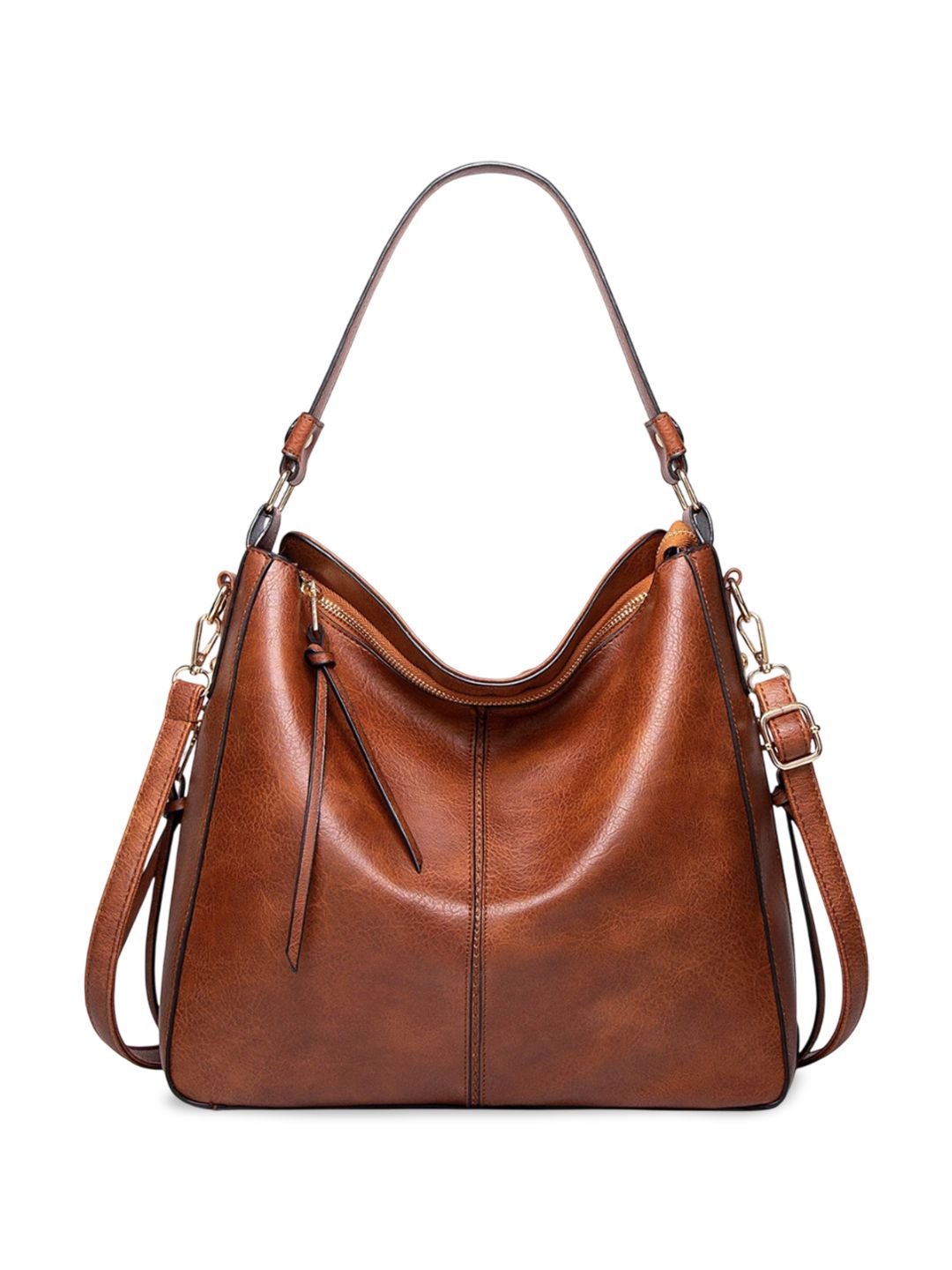 ITALISH Textured PU Structured Tote Bag