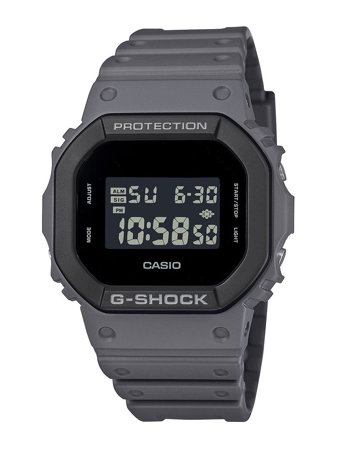 Buy CASIO Men G-Shock DW-5610SU-8DR Digital Dial Gray Resin Strap