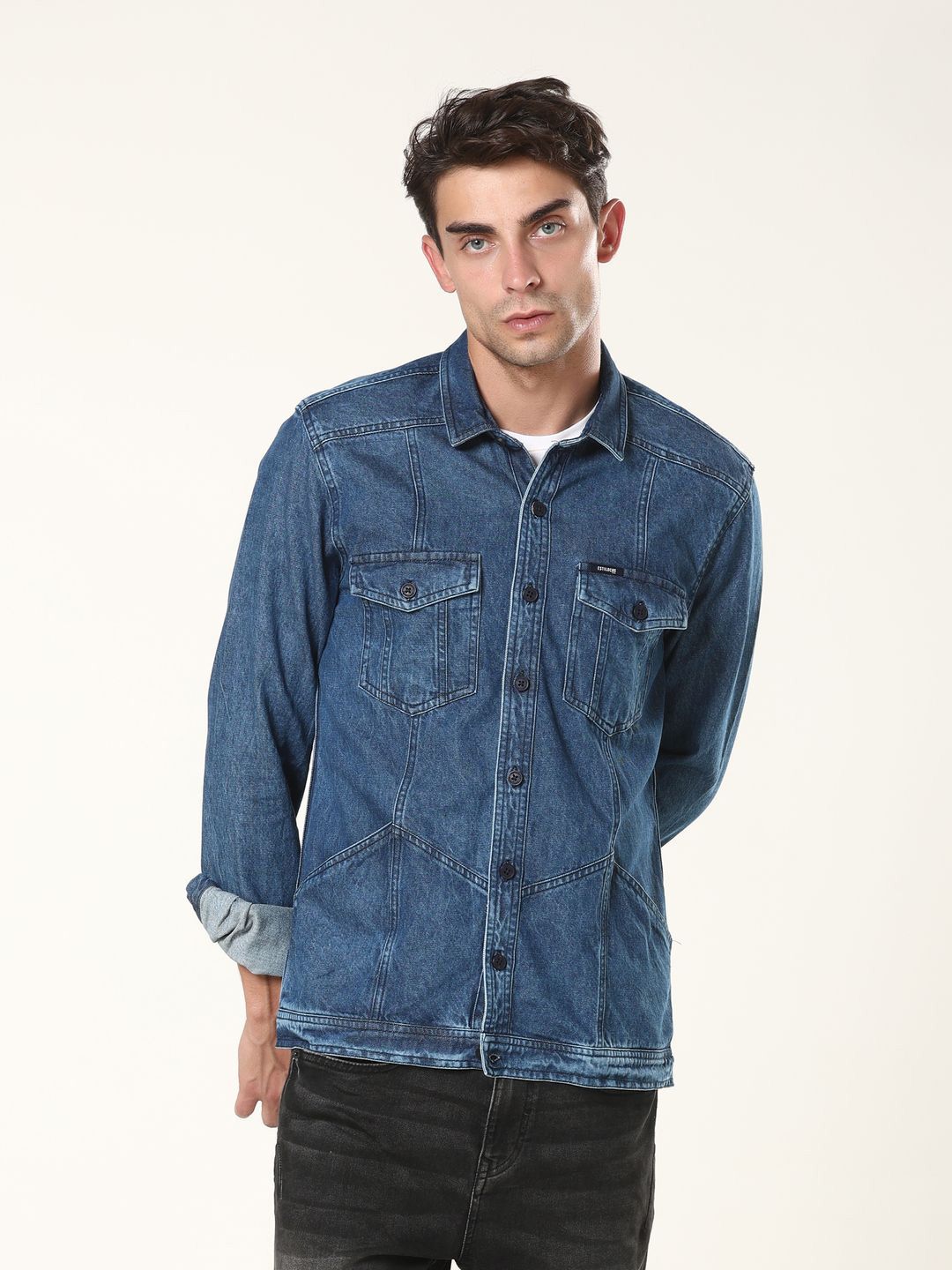 Estilocus Men Standard Opaque Casual Shirt