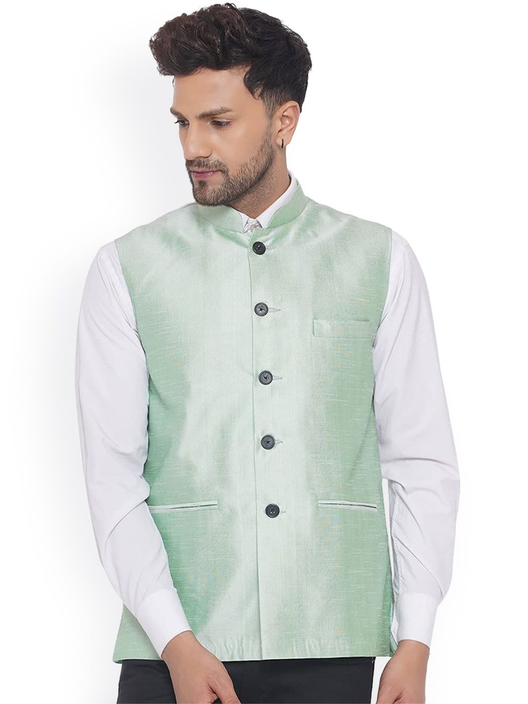 VEERA PARIDHAAN Cotton Nehru Jacket