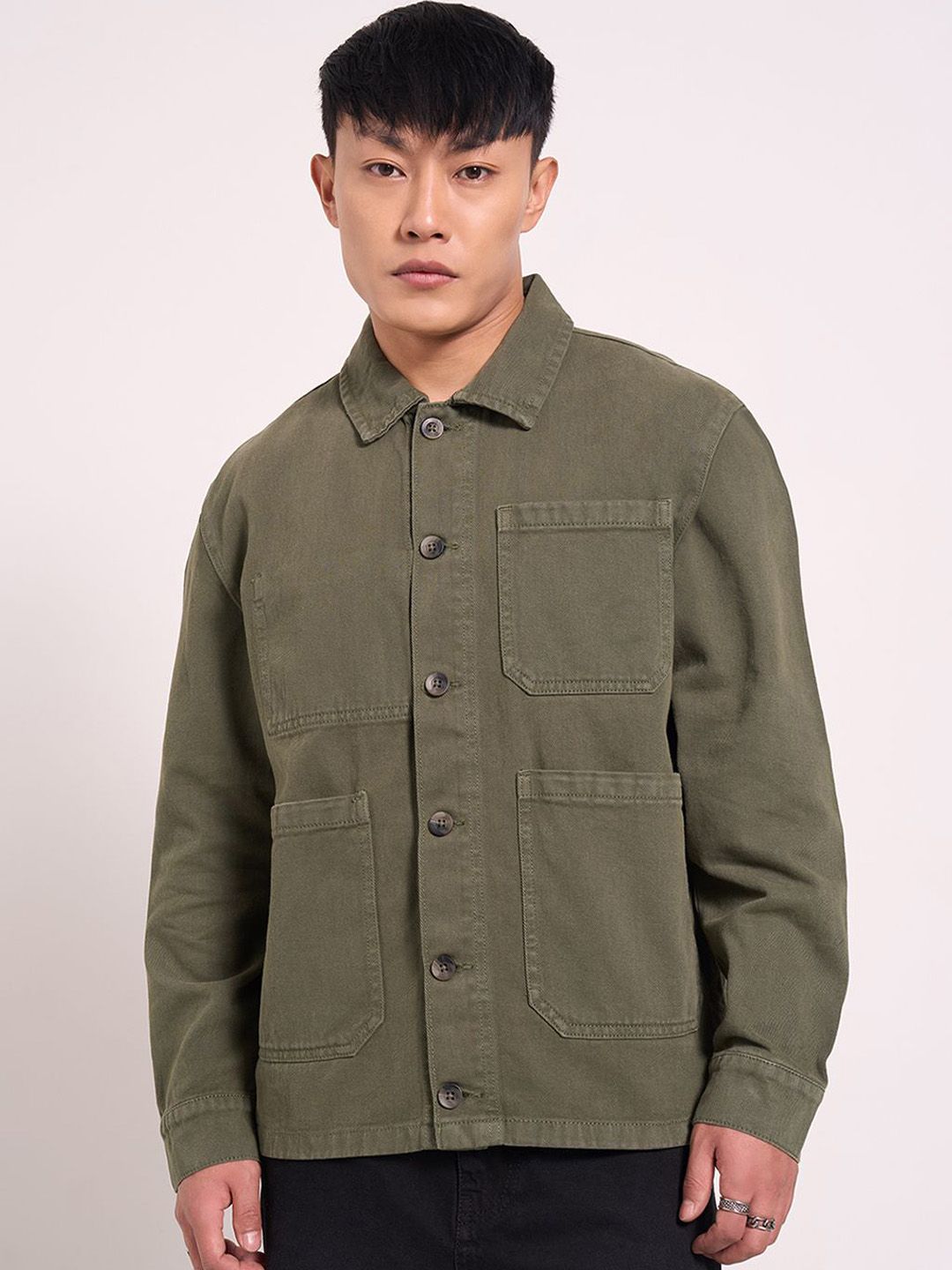 SF JEANS by Pantaloons Men Long Sleeves Woven Jacket
