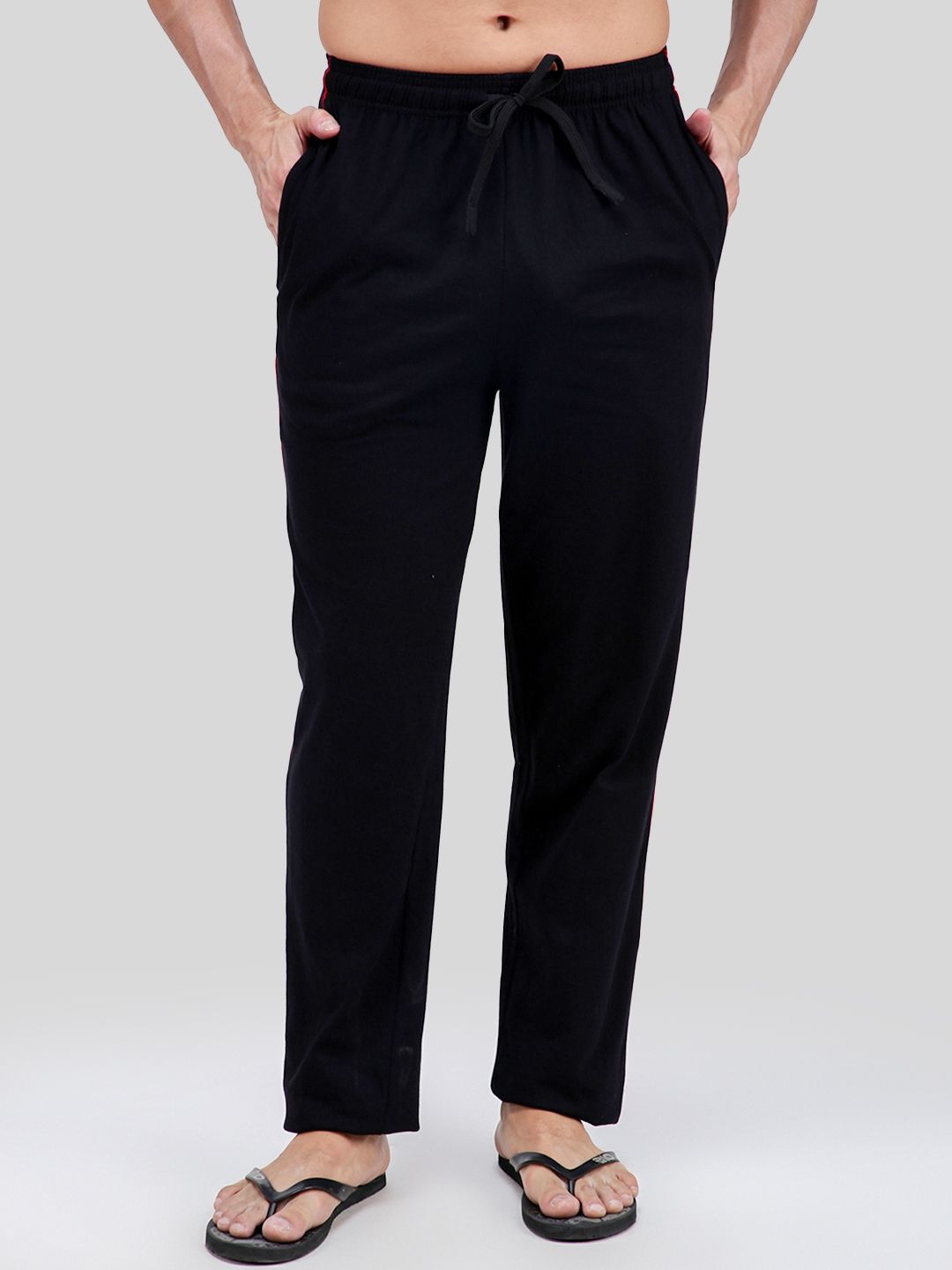 AMUL COMFY Mid-Rise Straight Lounge Pants