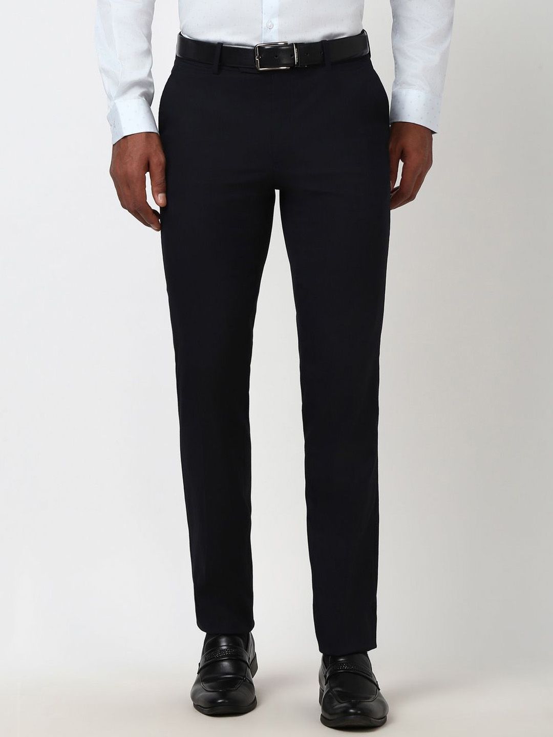 Peter England Men Slim Fit Trousers