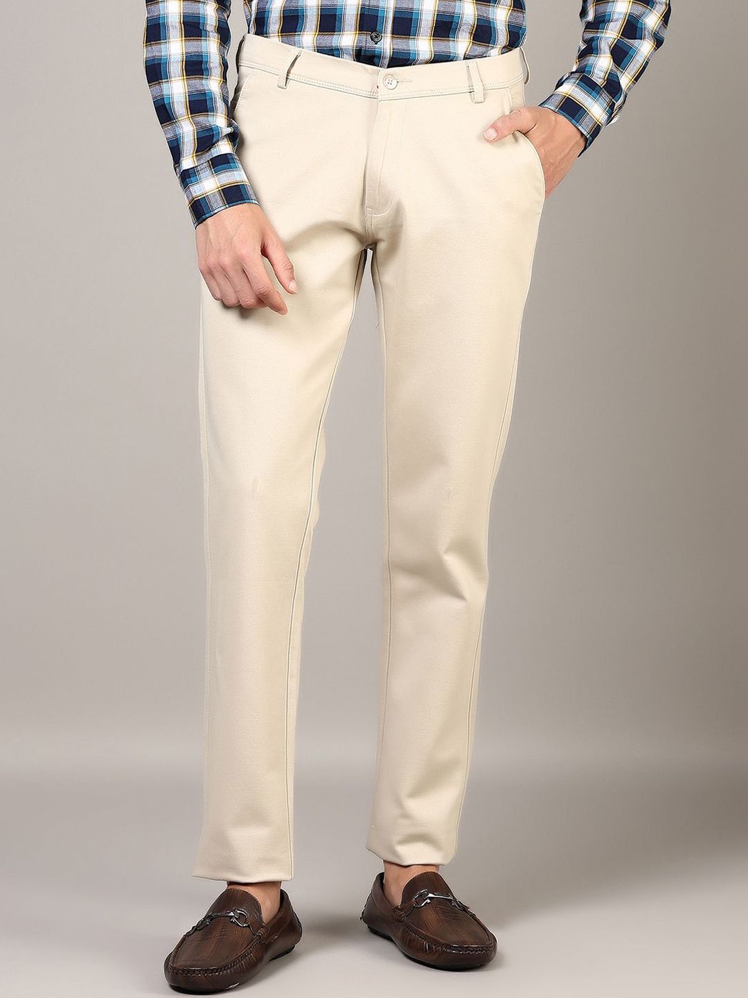 V-Mart Men Slim Fit Chinos Trousers